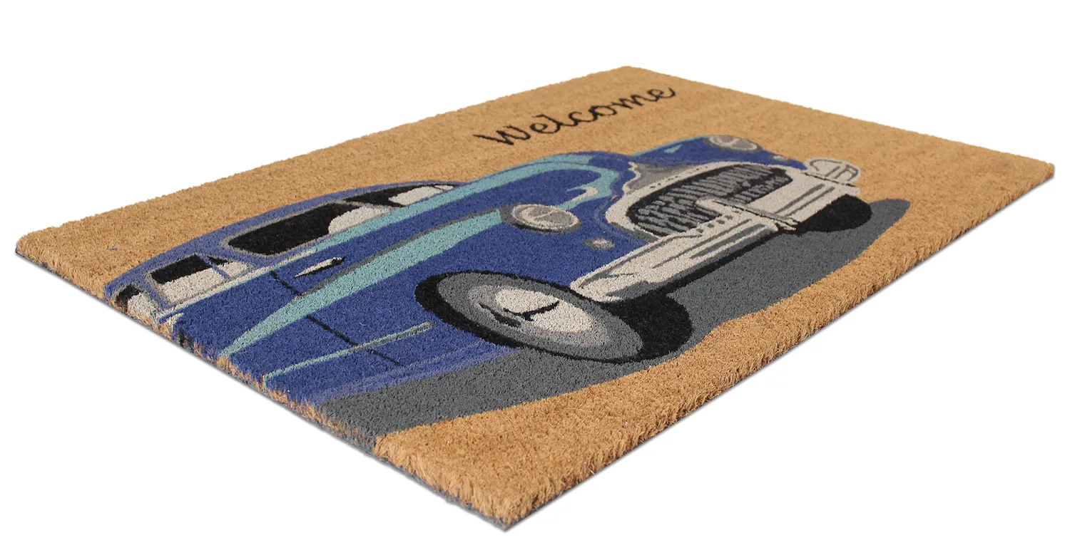 Tapis d’entrée - Car (bleu)