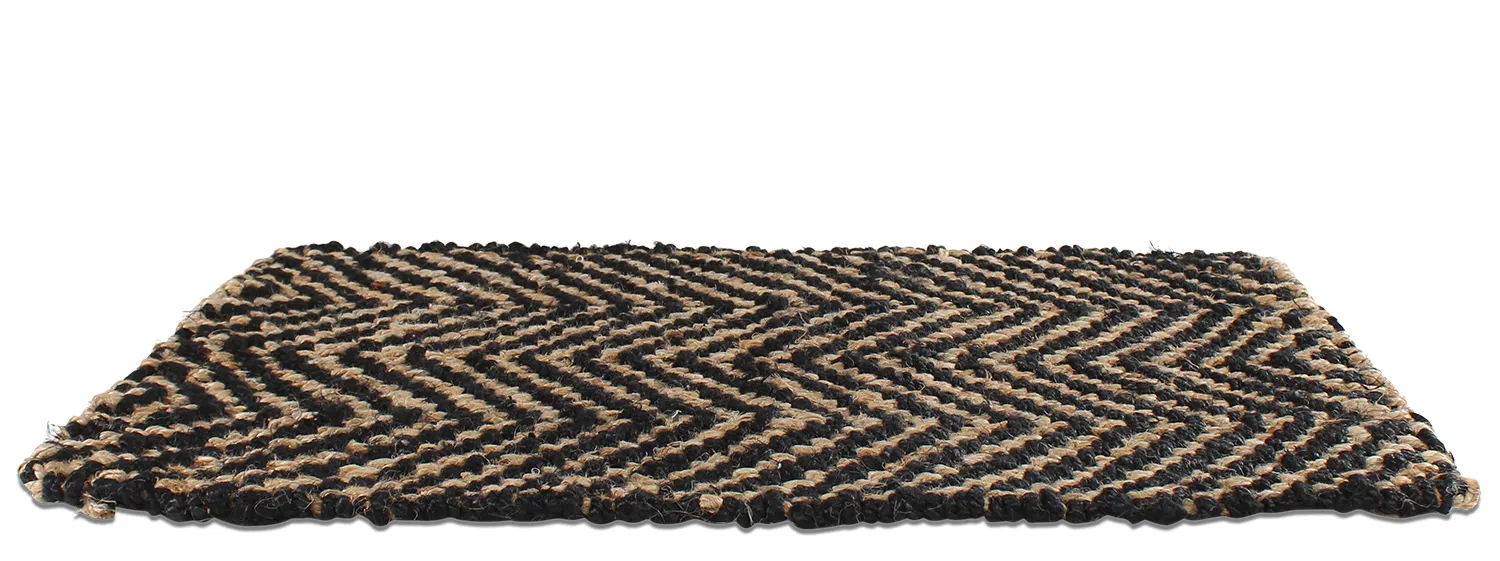 Tapis d’entrée - Kiara (naturel/noir)