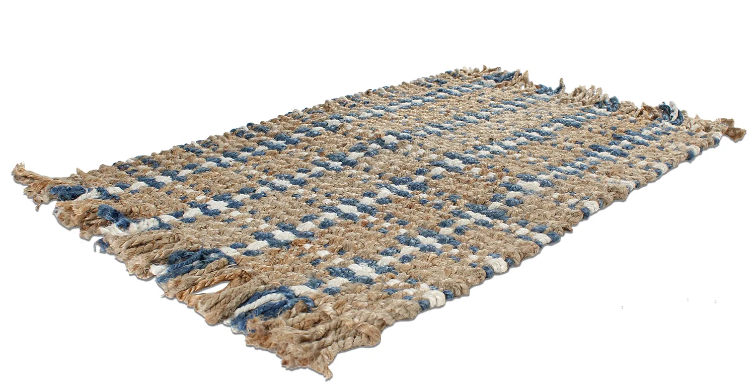Tapis d’entrée - River (naturel/bleu)