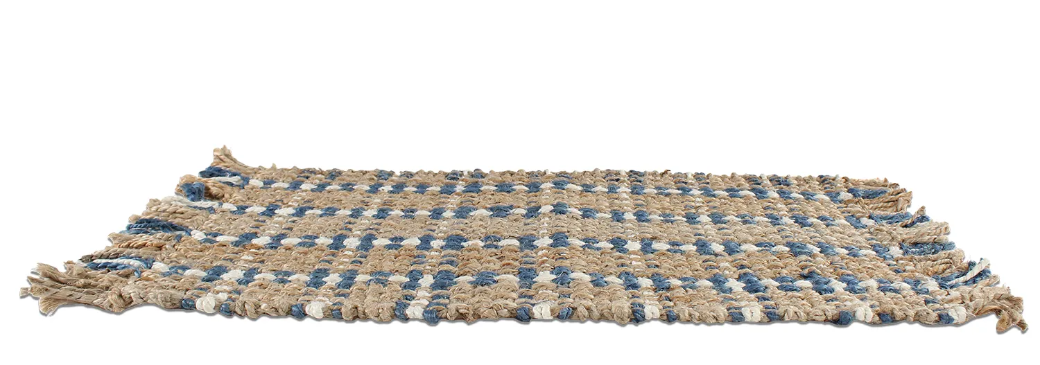 Tapis d’entrée - River (naturel/bleu)