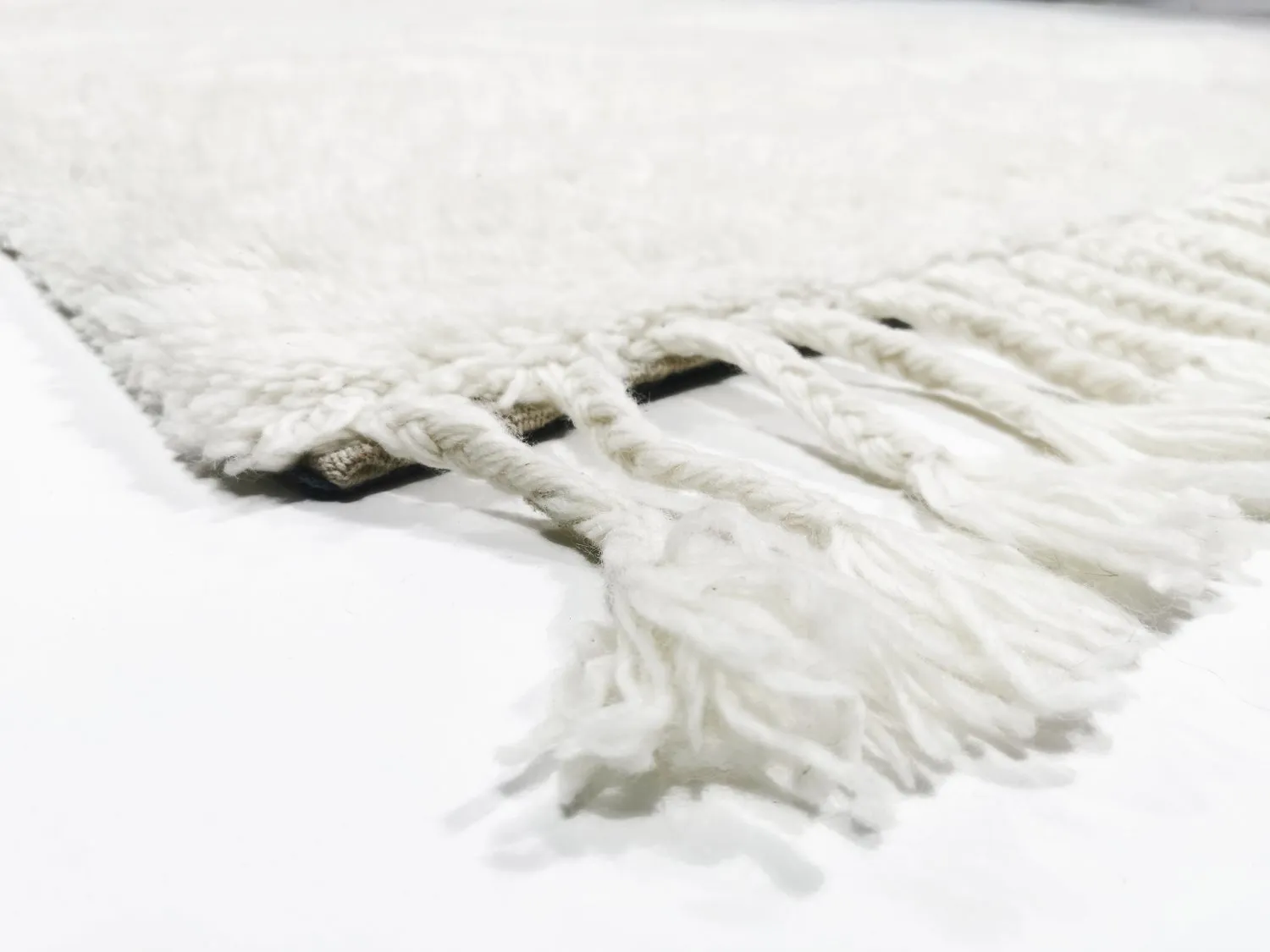 Tapis en laine - Averdon (blanc cassé)