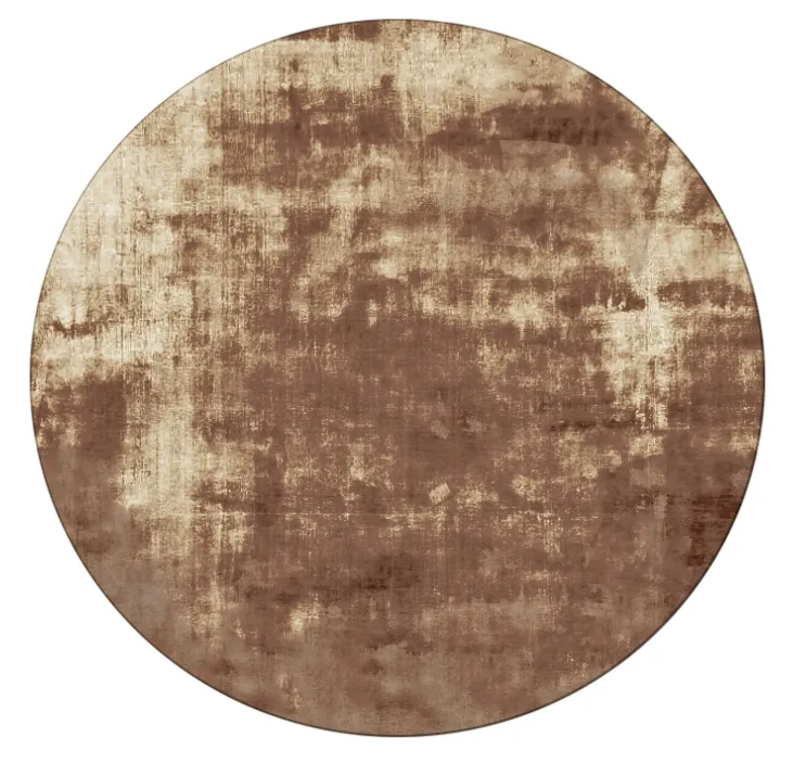 Tapis rond - Jodhpur Special Luxury Edition (marron)