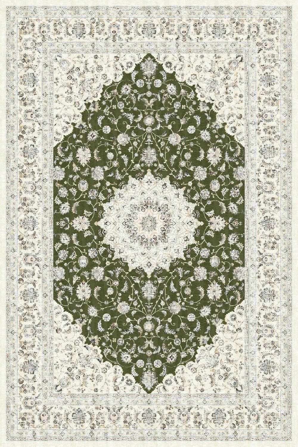 Tapis Wilton - Arabella (vert)