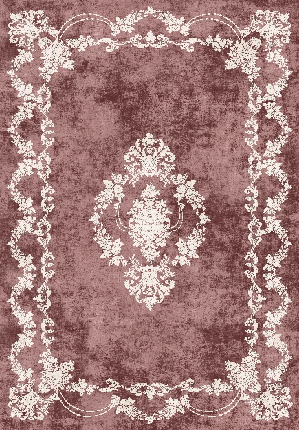 Tapis Wilton - Taknis (rouge)