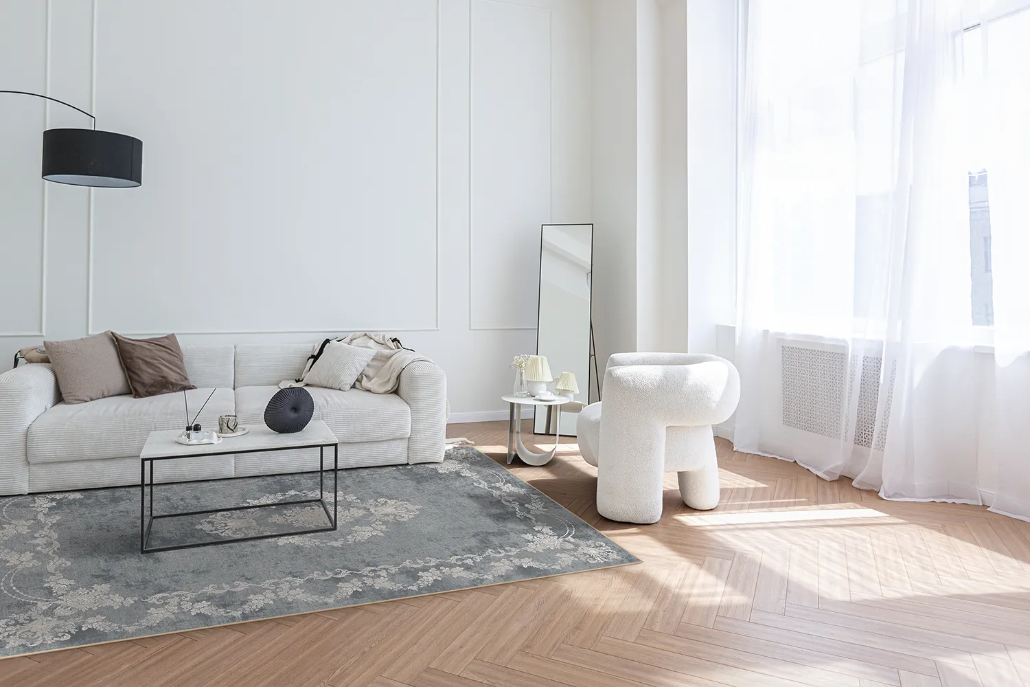 Tapis Wilton - Taknis (gris)