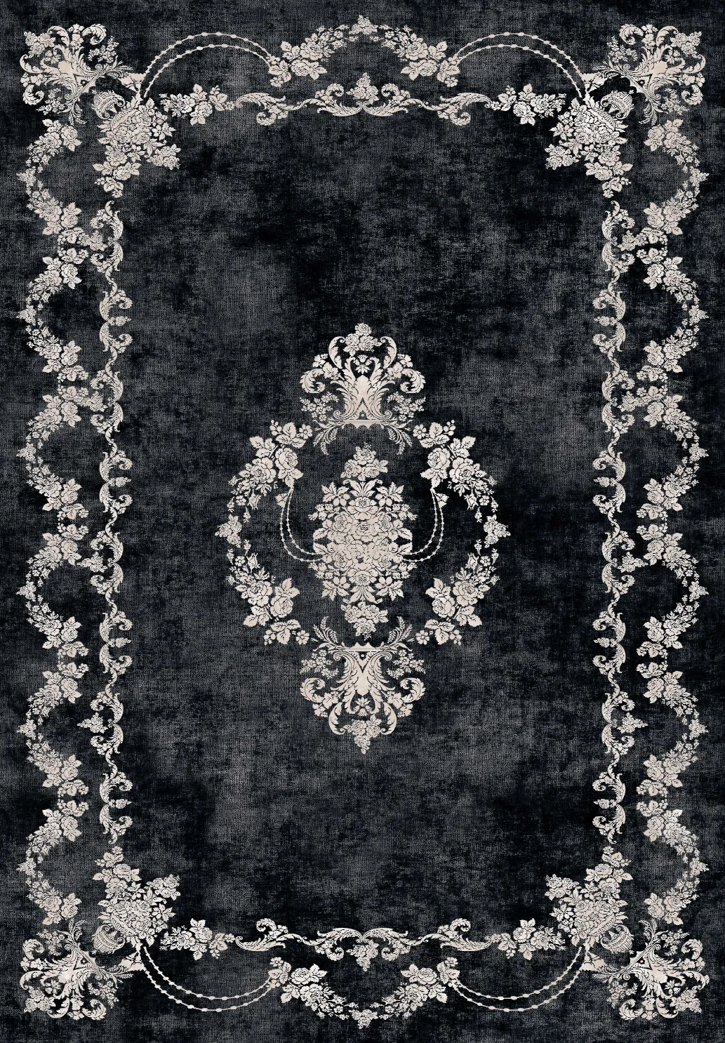 Tapis Wilton - Taknis (noir)