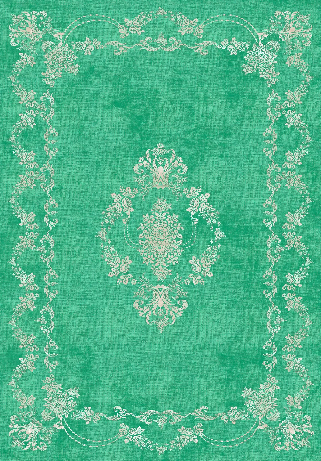 Tapis Wilton - Taknis (vert menthe)