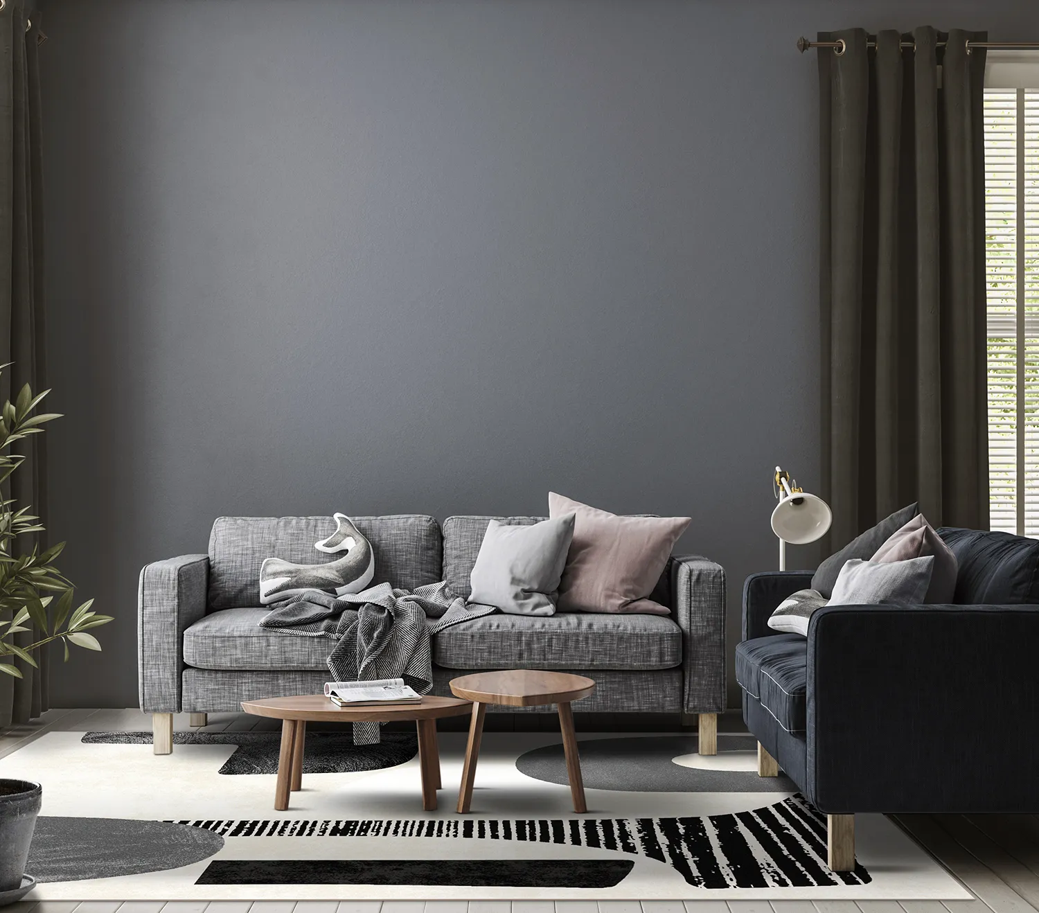 Tapis Wilton - Suki (beige/noir)