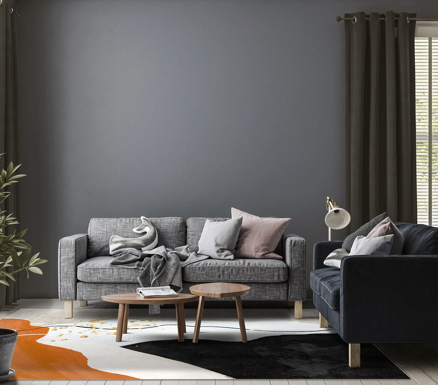 Tapis Wilton - Verity (orange/multi)