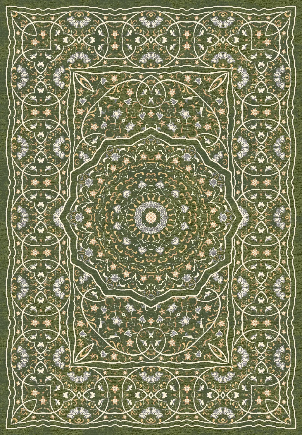 Tapis Wilton - Yvette (vert)