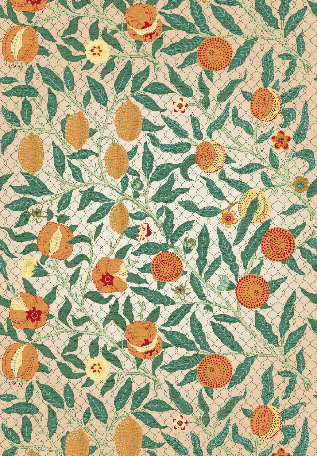 Tapis Wilton - Cosette (orange/multi)