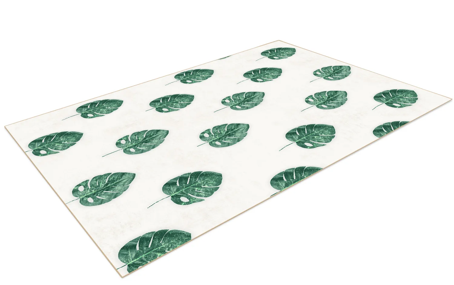 Tapis Wilton - Leni (blanc/vert)