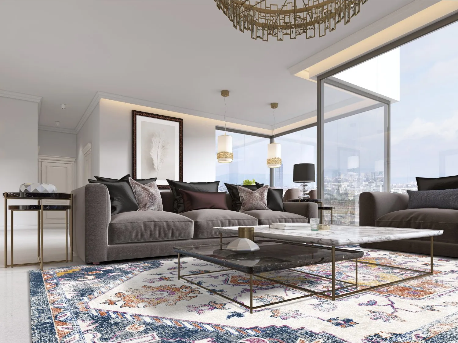 Tapis Wilton - Lamta (multicolore)