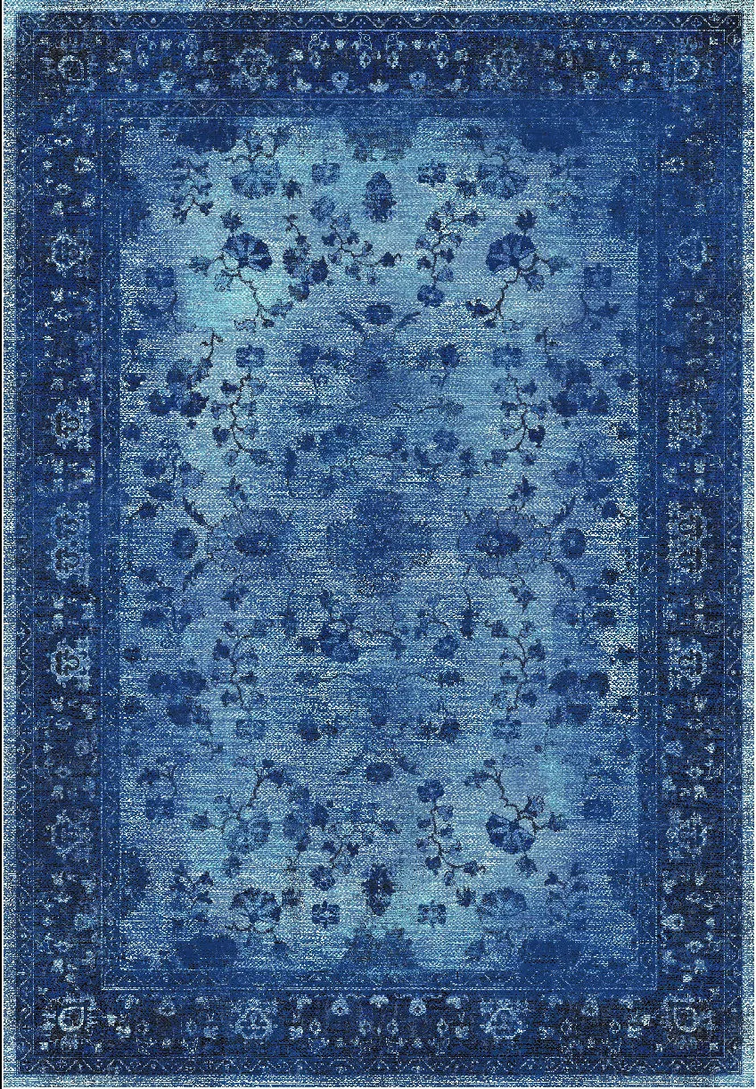 Tapis Wilton - Gombalia (bleu)