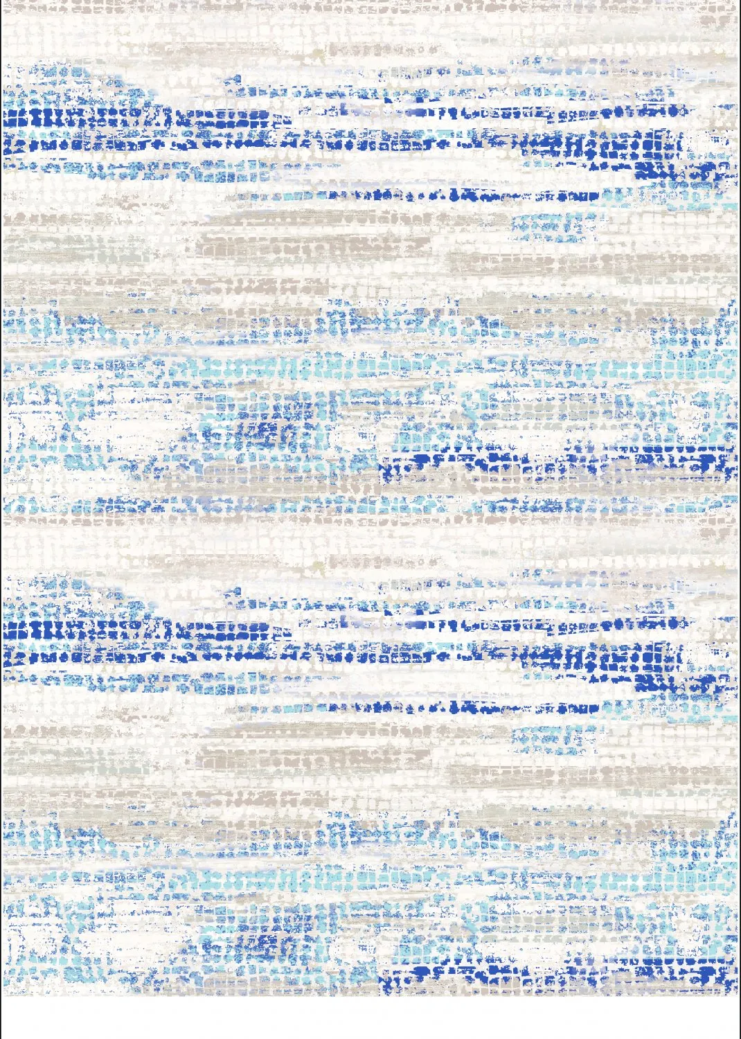 Tapis Wilton - Yafran (bleu)