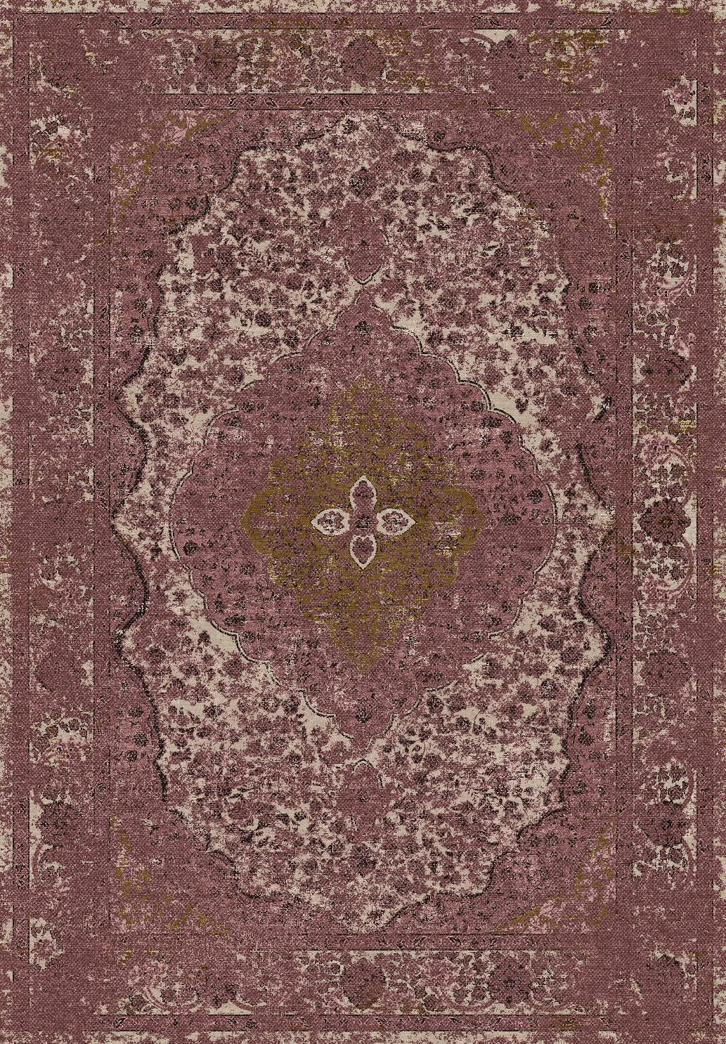 Tapis Wilton - Lainey (rouge)