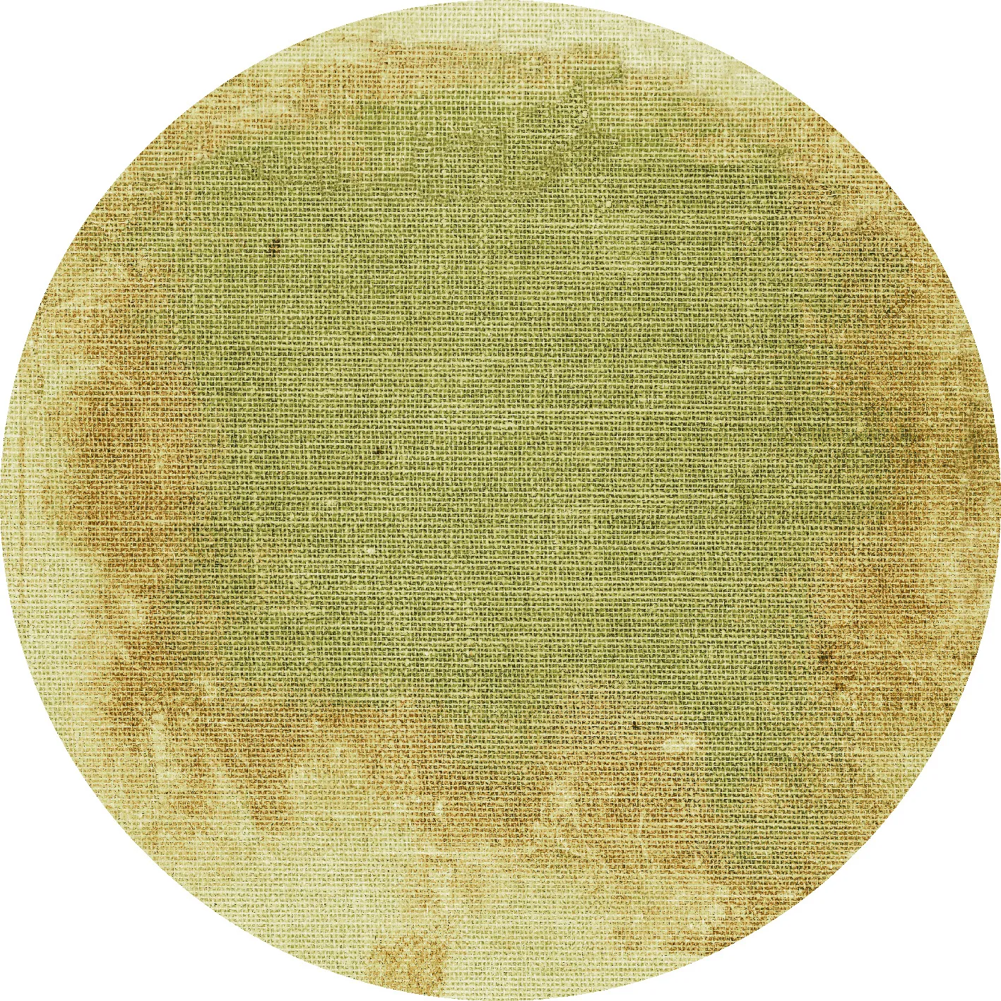 Tapis rond - Albaida (vert)