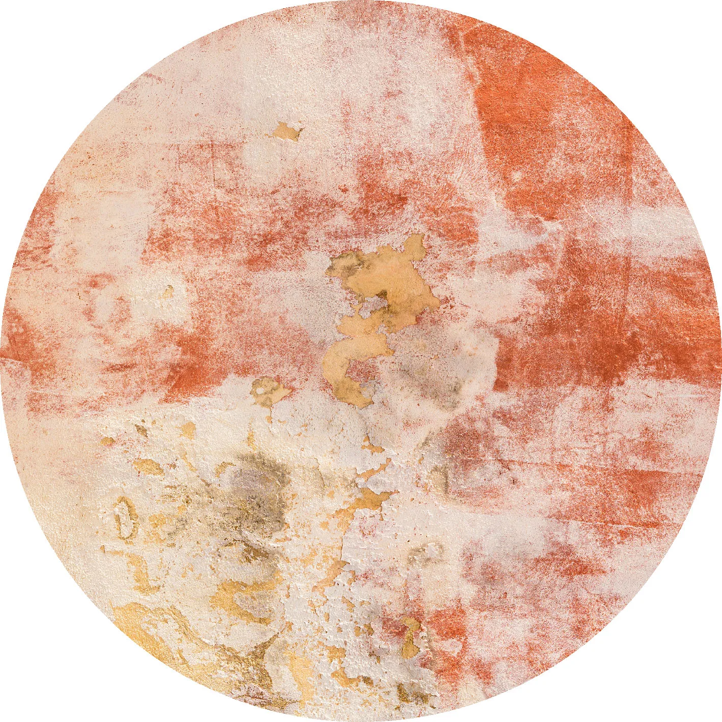 Tapis rond - Periana (rose/multicolore)