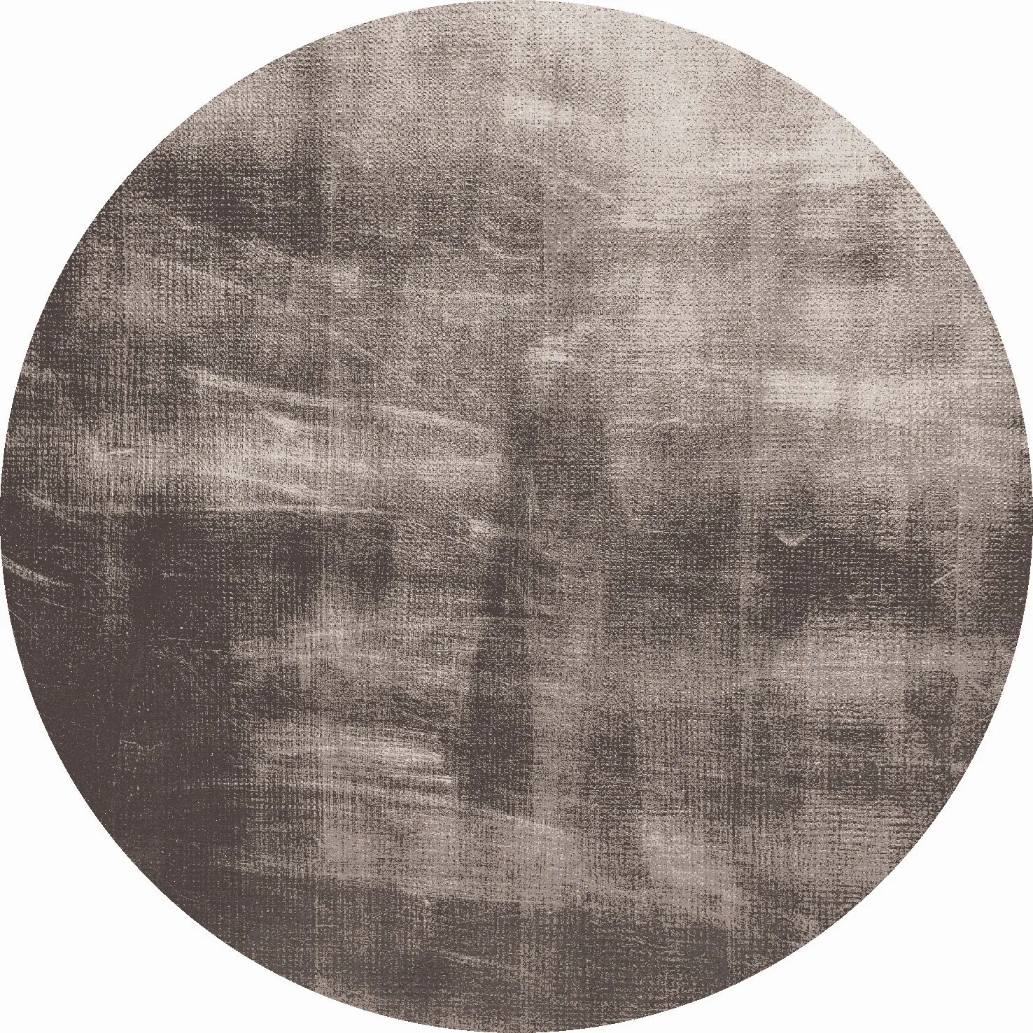 Tapis rond - Olmedo (gris/beige)