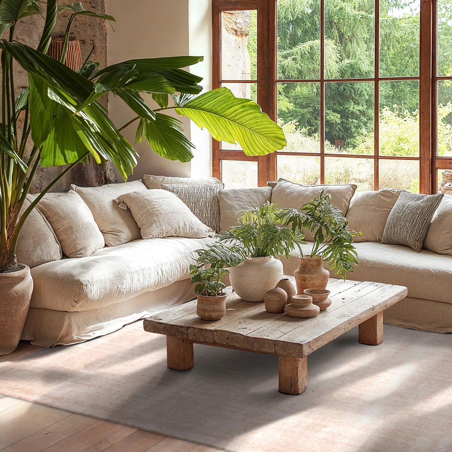 PET recyclé avec aspect viscose (beige clair)