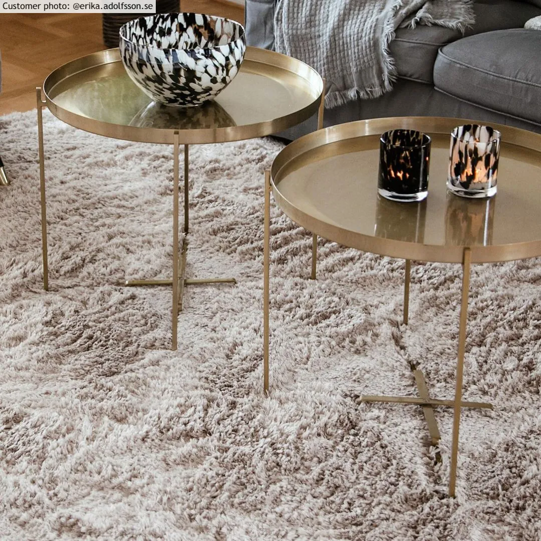 Tapis à poils longs - Kanvas (beige)