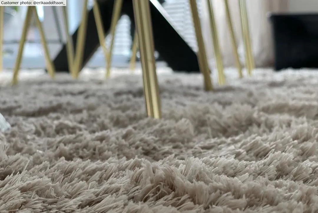 Tapis à poils longs - Kanvas (beige)