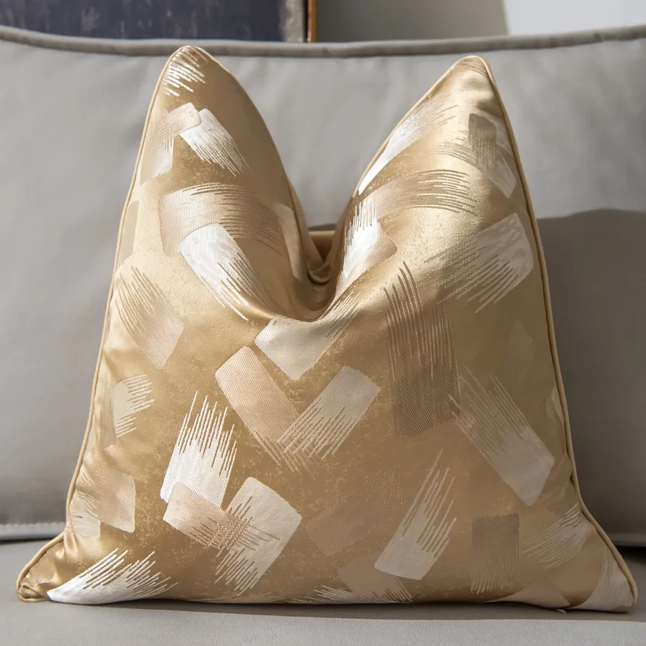 Housse de coussin - European Luxury 45 x 45 cm (doré)