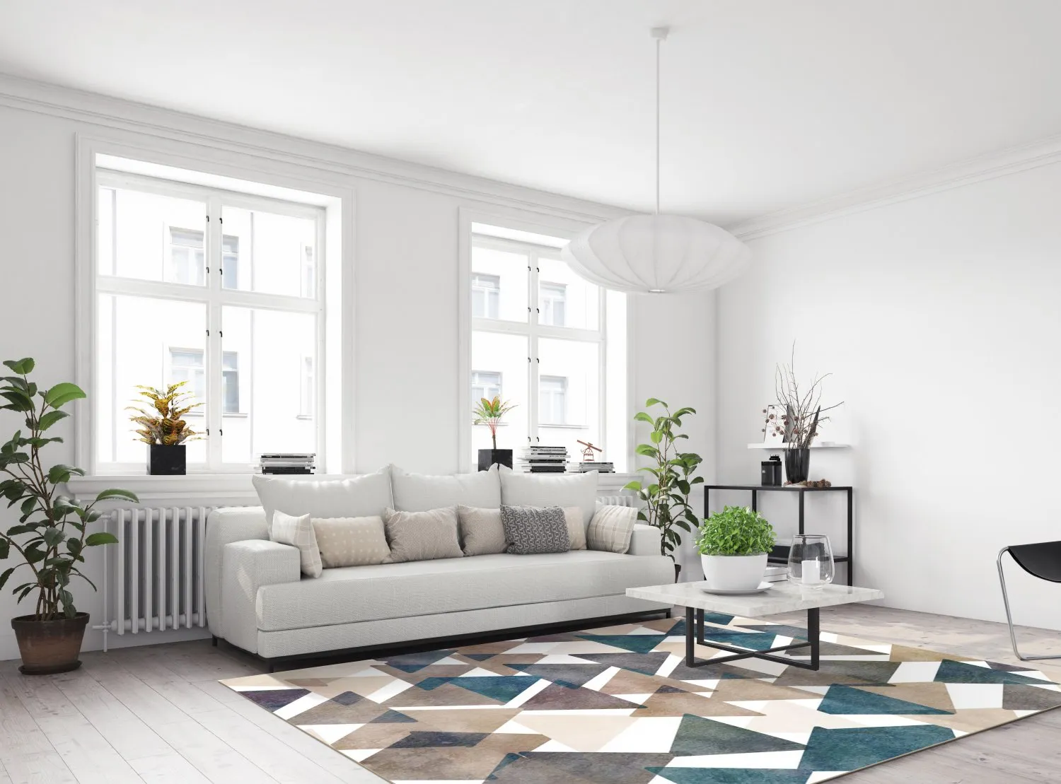 Tapis Wilton - Branco (multicolore)