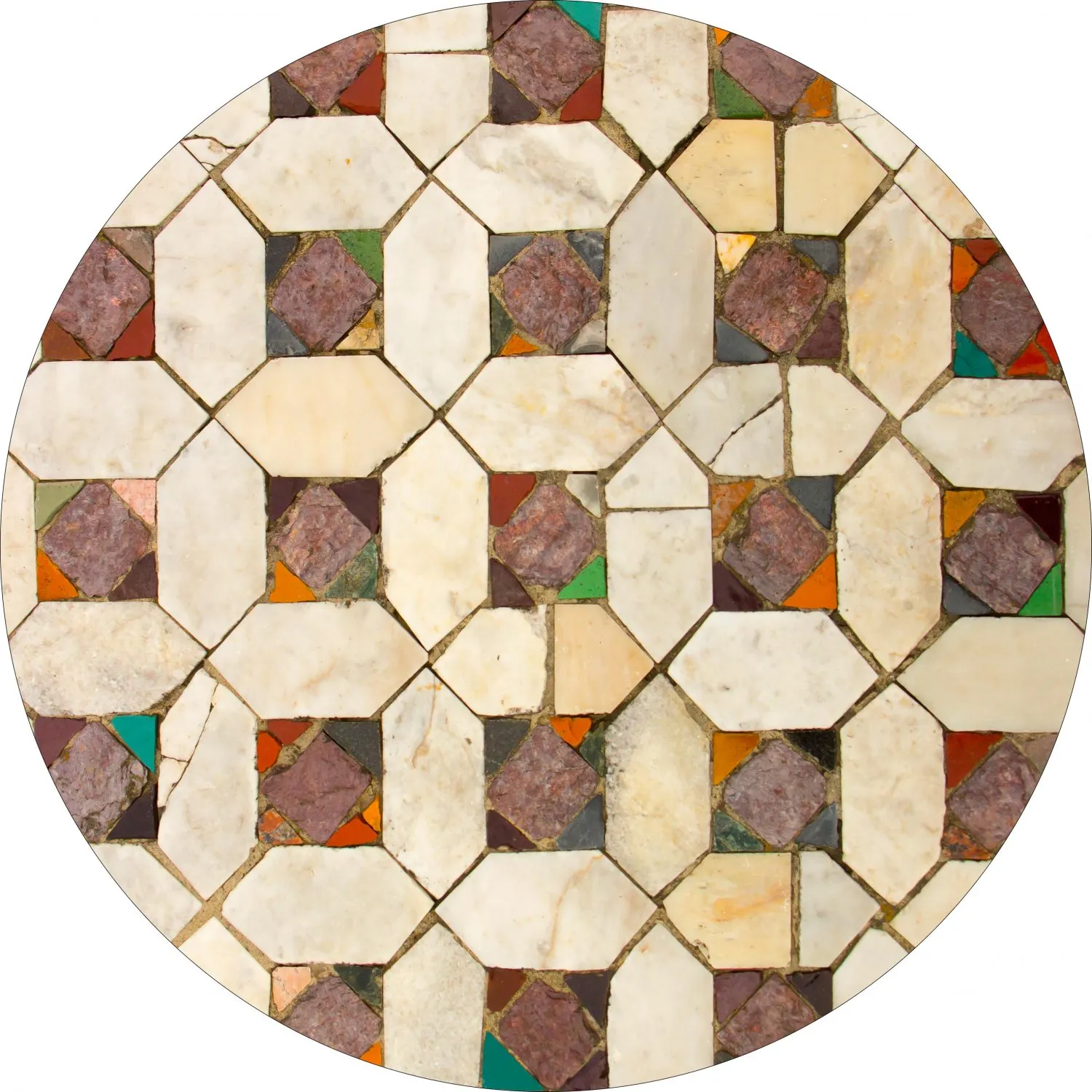 Tapis rond - Evisa (multicolore)