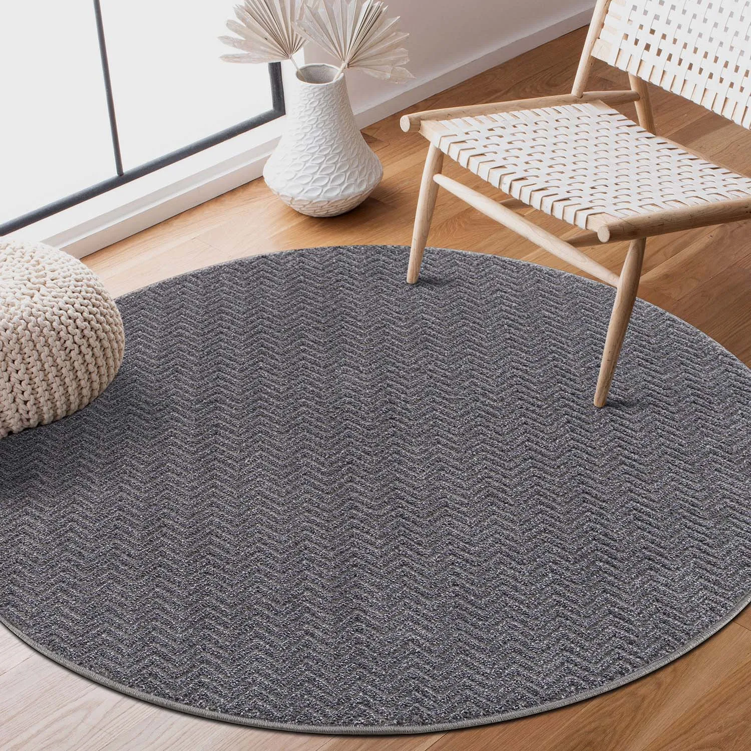 Tapis ronds - Pandora (gris)