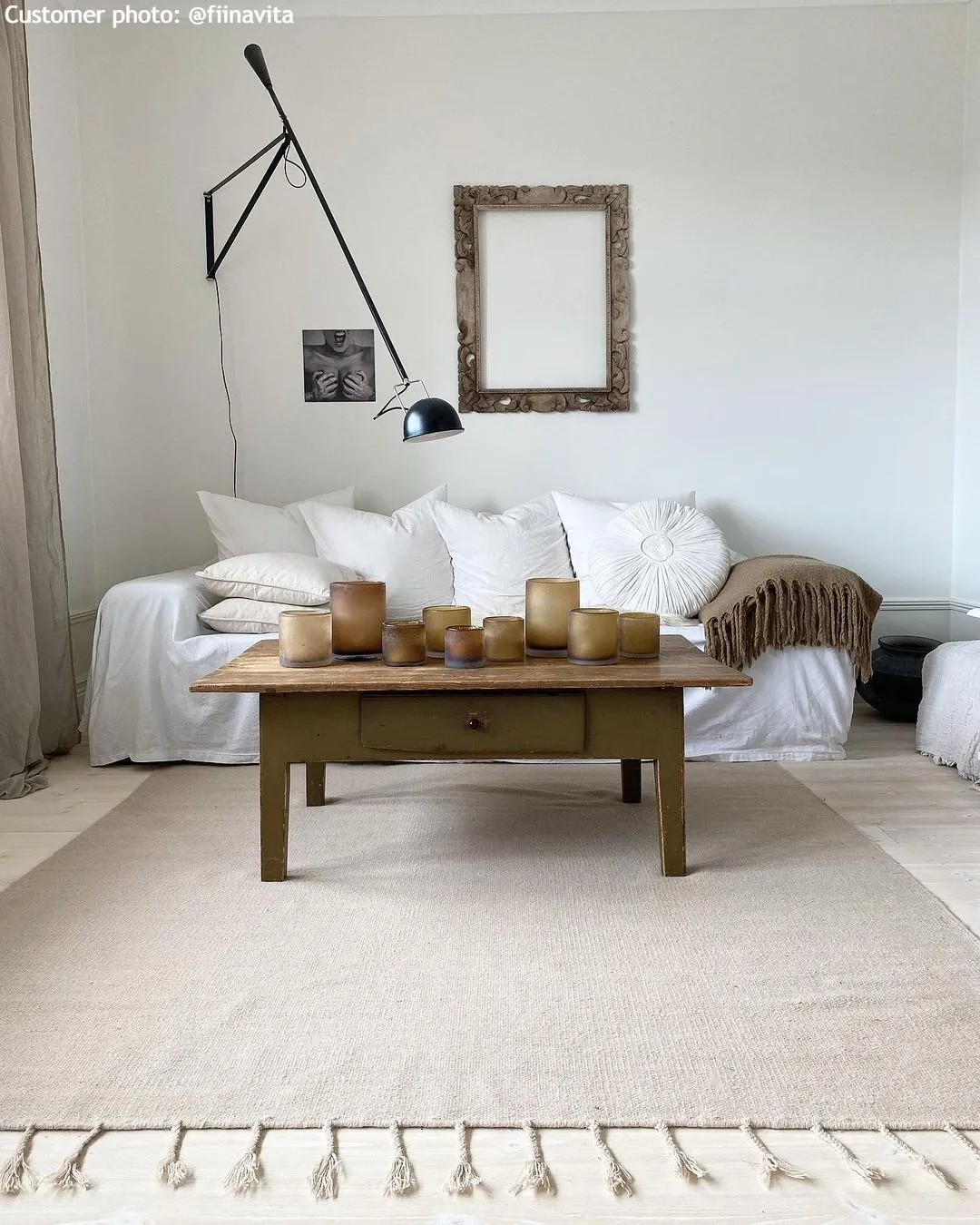 Tapis en laine - Malana (beige)