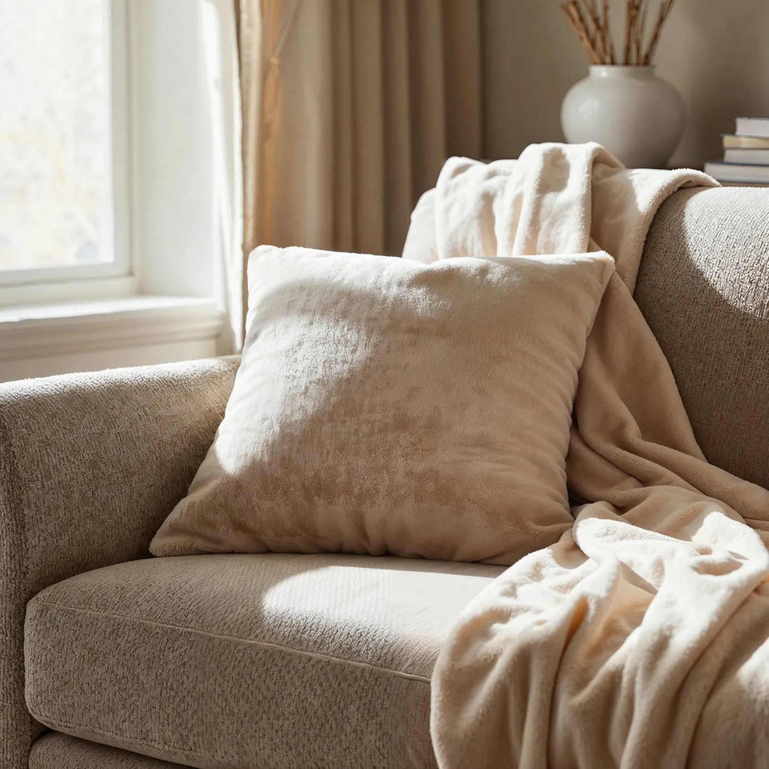 Plaids - Aranga Super Soft Throw (beige)