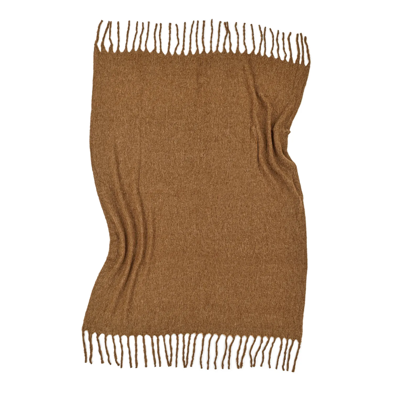 Plaids - Plaid en mélange de laine - Samantha (marron)