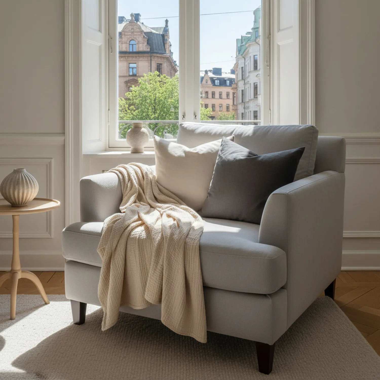 Couvertures - Plaid Vanja (beige)