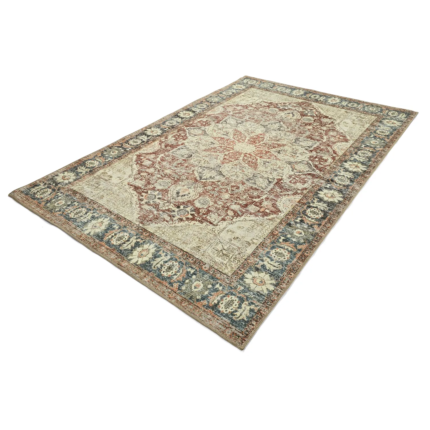 Tapis tissé à plat - Alvand (rouge)