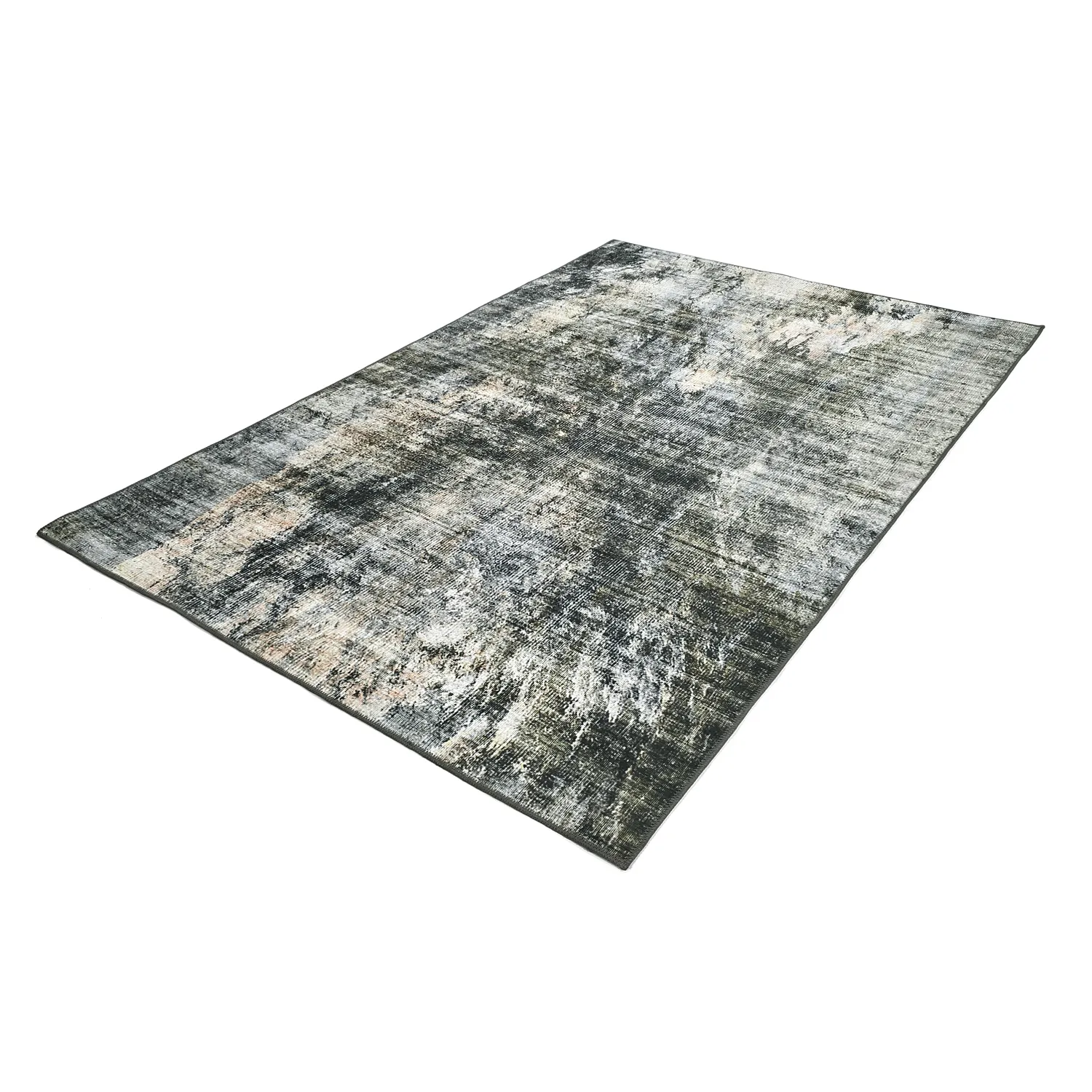 Tapis tissé à plat - Bechar (noir/multi)