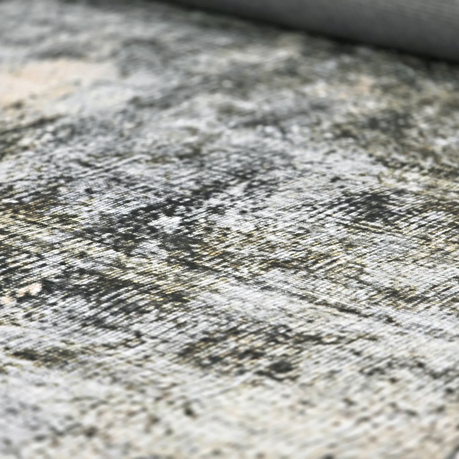 Tapis tissé à plat - Bechar (noir/multi)