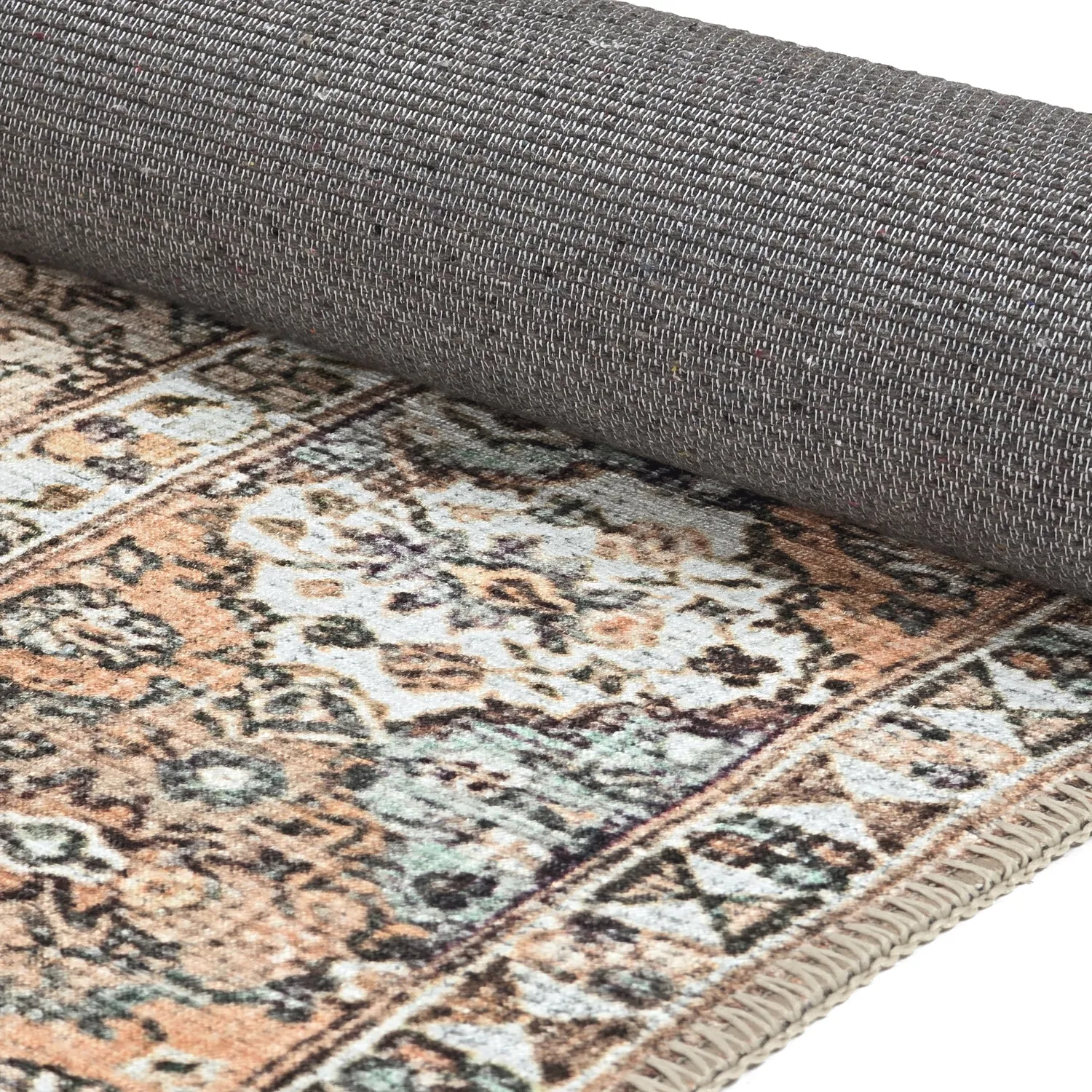 Tapis tissé à plat - Berelina (beige/multi)