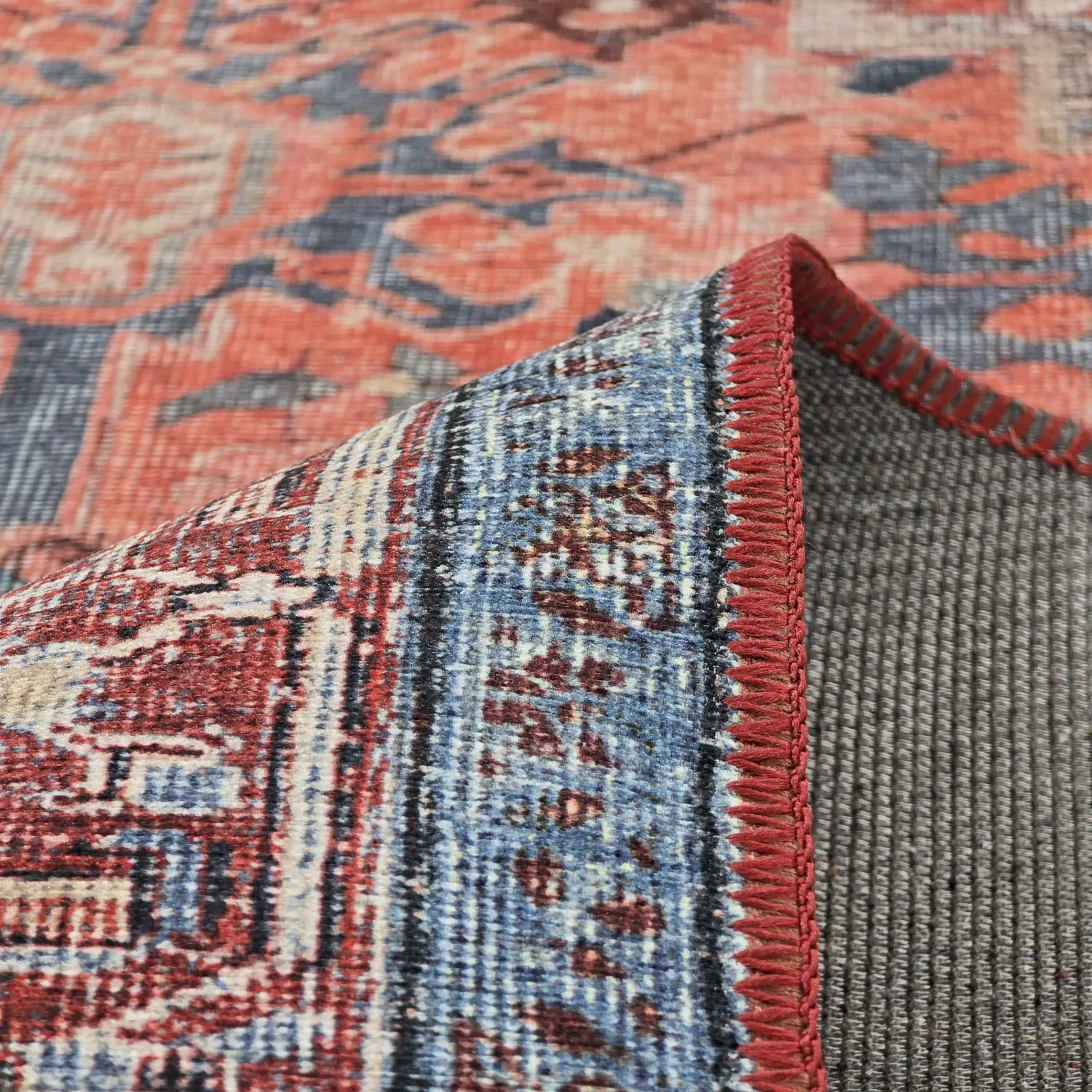 Tapis tissé à plat - Birjand (rouge)