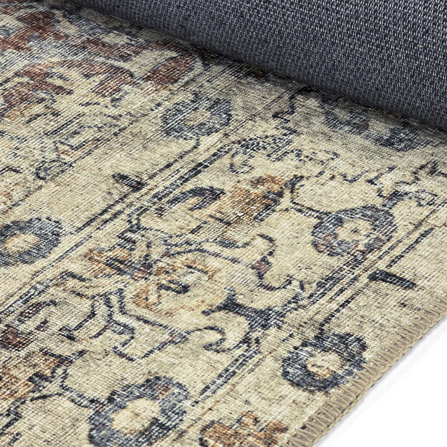 Tapis tissé à plat - Delvar (beige)