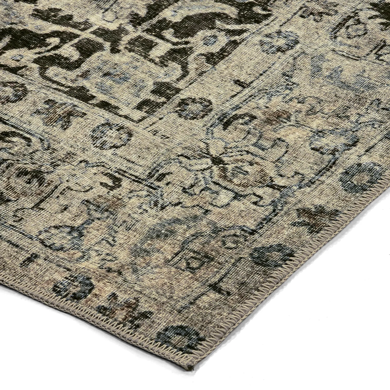 Tapis tissé à plat - Delvar (vert)