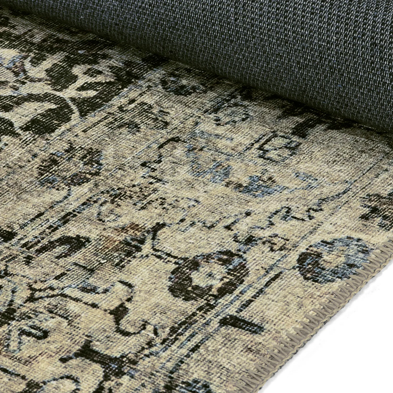 Tapis tissé à plat - Delvar (vert)