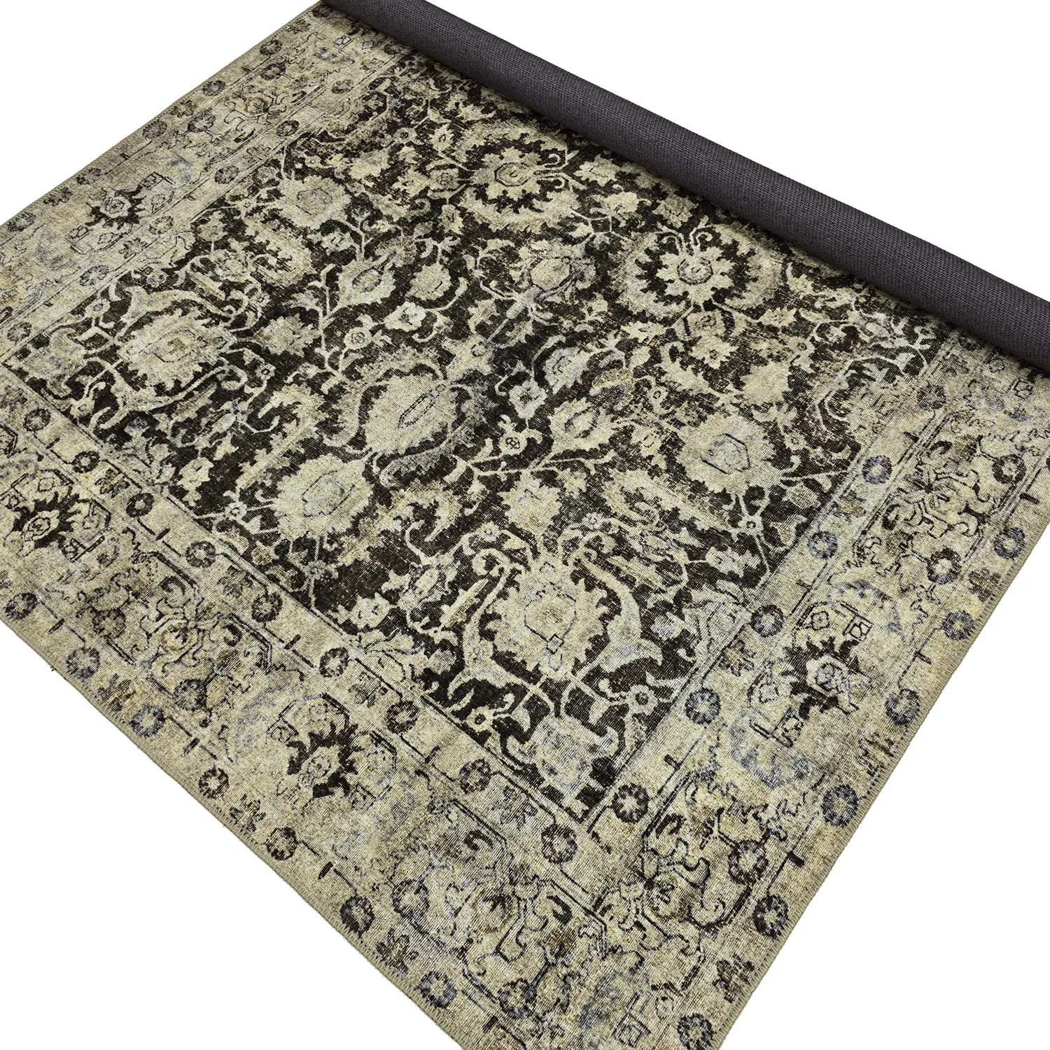 Tapis tissé à plat - Delvar (vert)