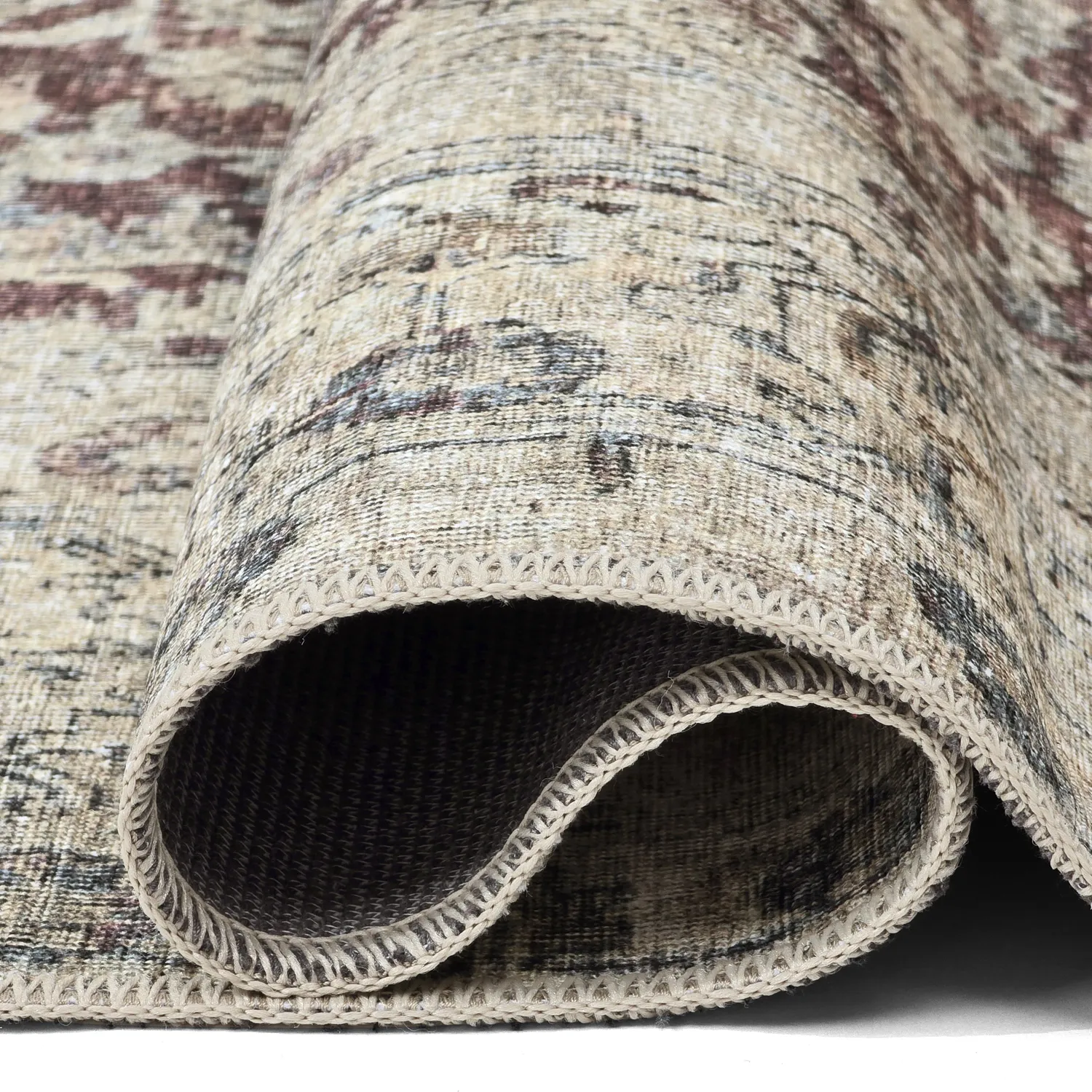 Tapis tissé à plat - Delvar (rouge)
