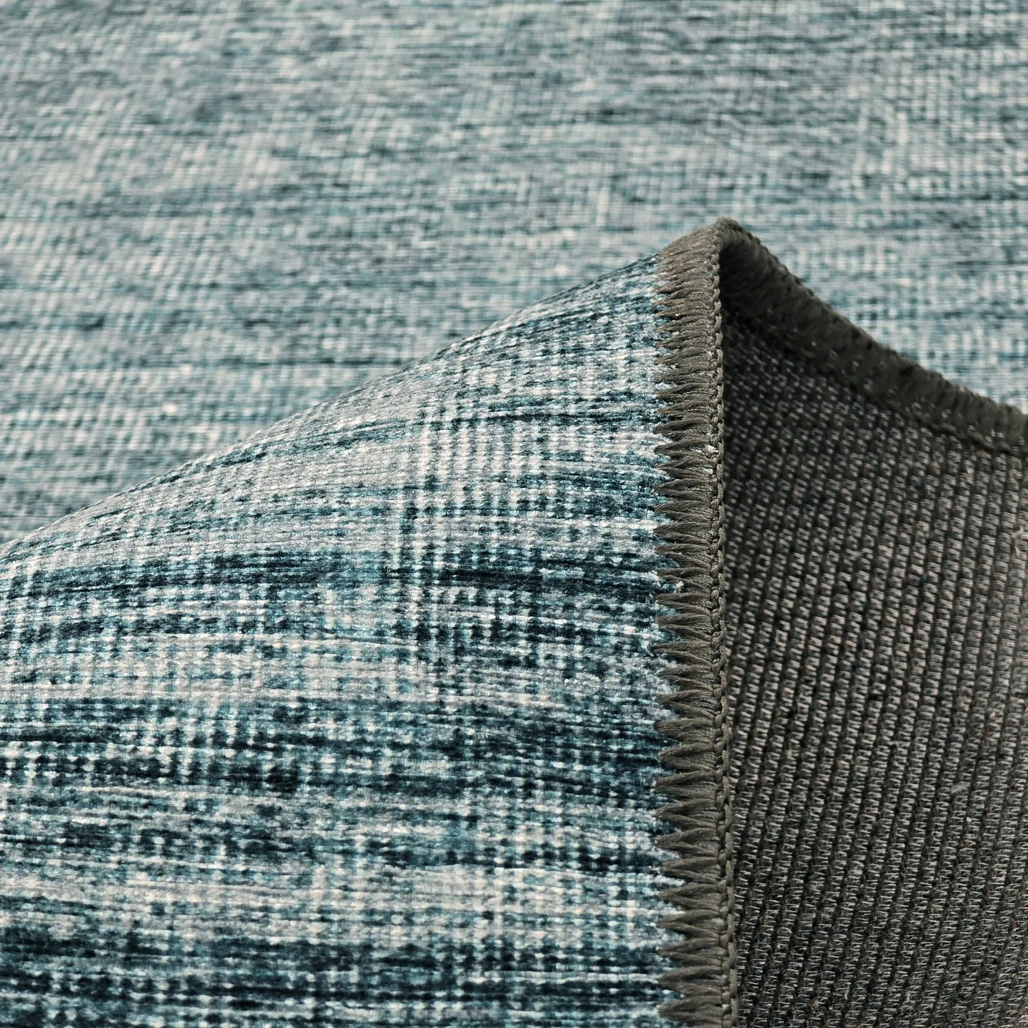 Tapis tissé à plat - Elarion (bleu)