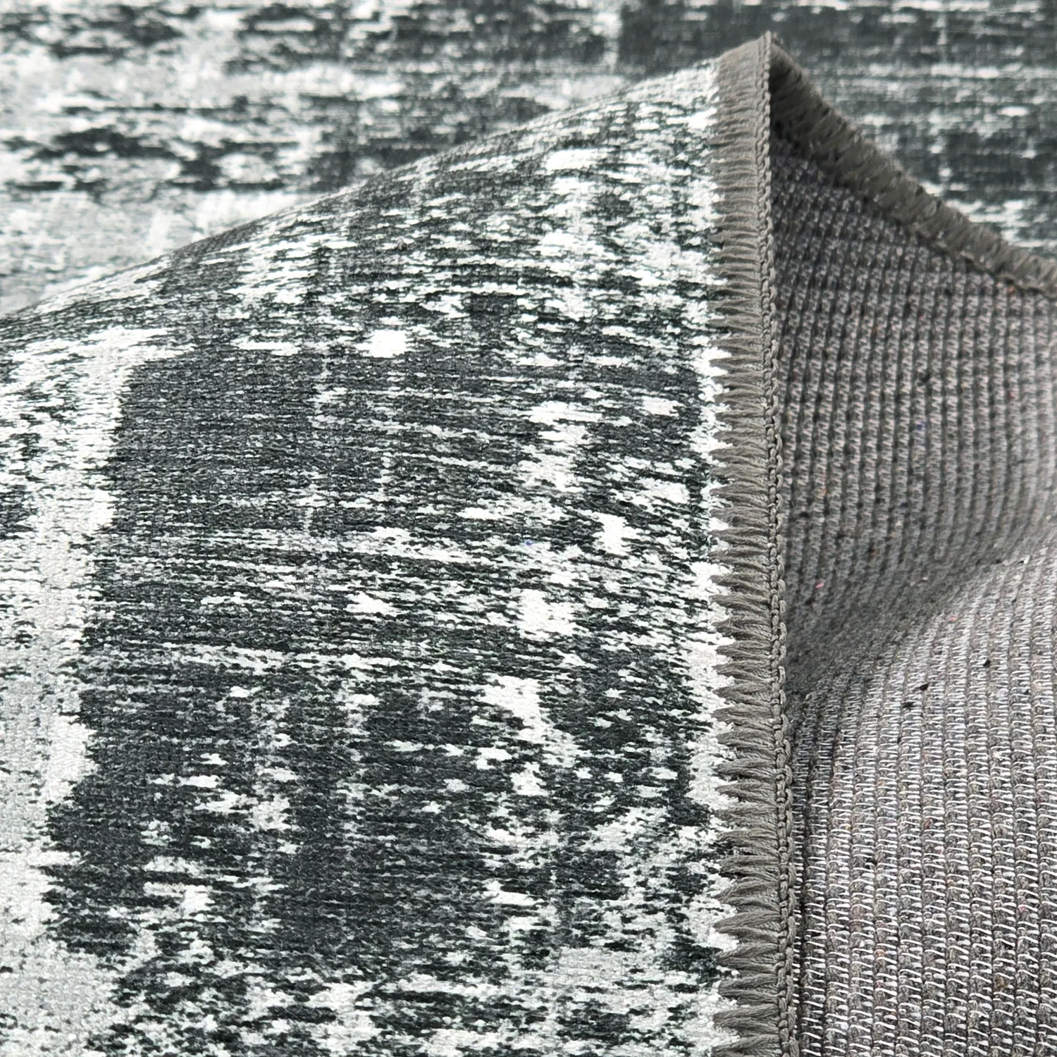 Tapis tissé à plat - Elira (noir)