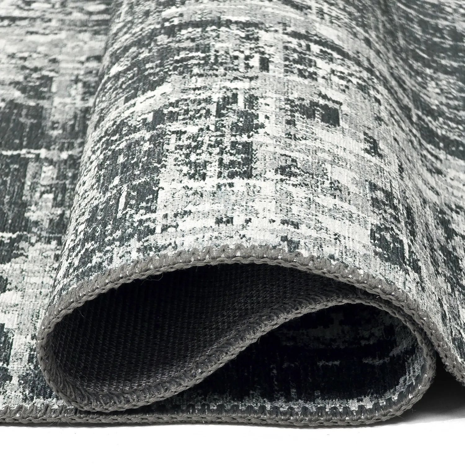 Tapis tissé à plat - Elira (noir)