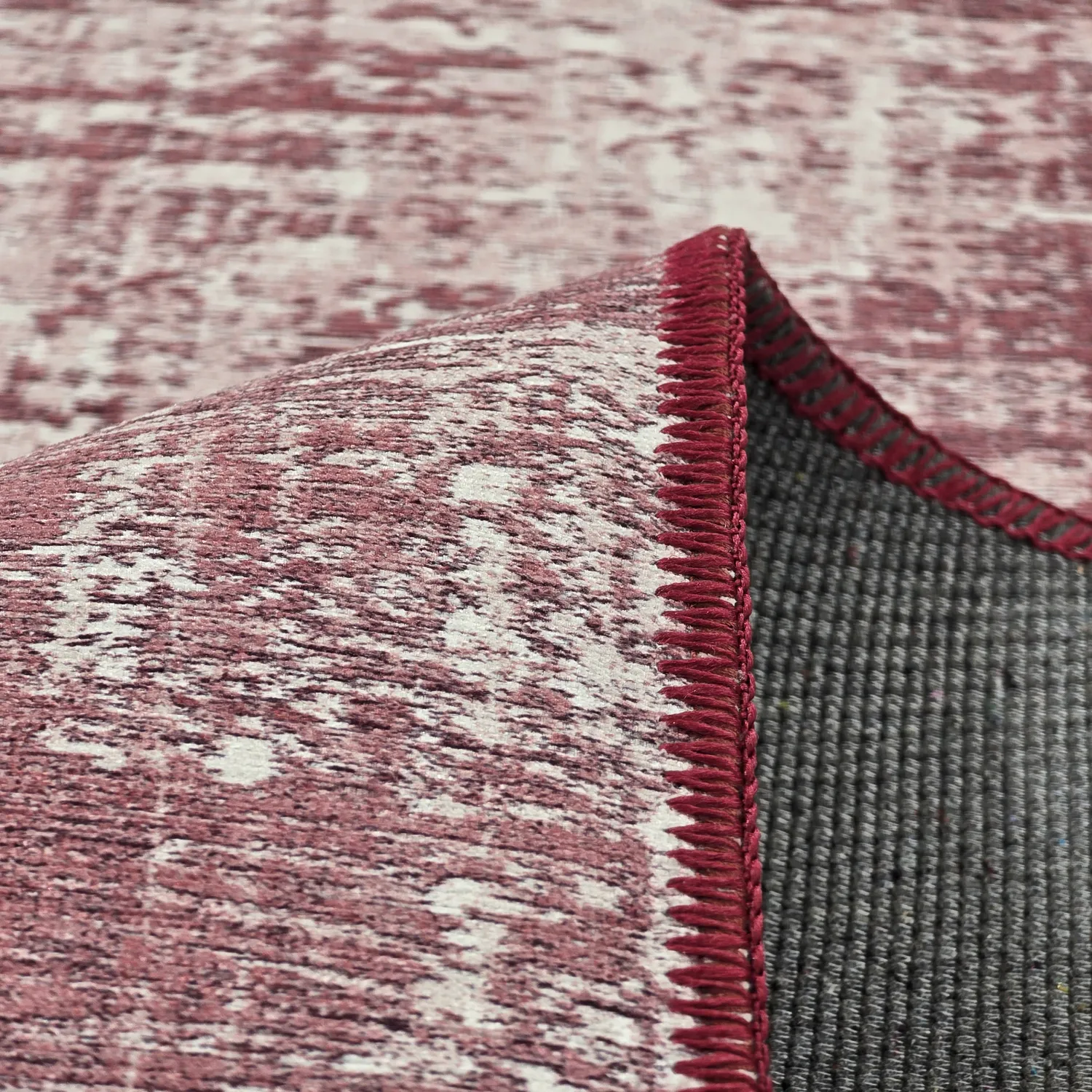 Tapis tissé à plat - Elira (rouge)