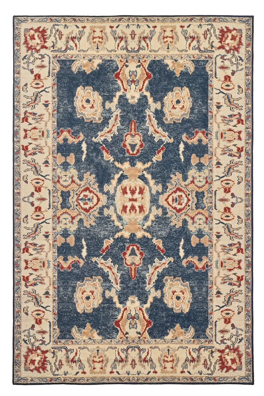 Tapis tissé à plat - Fadarin (bleu)