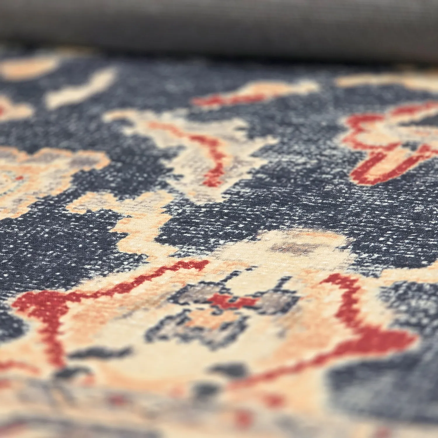 Tapis tissé à plat - Fadarin (bleu)